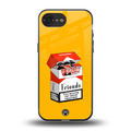 socializing can cause happiness back phone cover | glass case for iphone 16e
