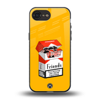 socializing can cause happiness back phone cover | glass case for iphone 16e