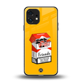 socializing can cause happiness back phone cover | glass case for nothing phone 1