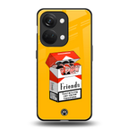 socializing can cause happiness back phone cover | glass case for oneplus nord 3