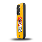 socializing can cause happiness back phone cover | glass case for oneplus nord 3