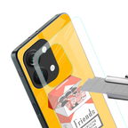socializing can cause happiness back phone cover | glass case for oneplus nord 3