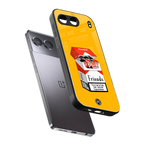 socializing can cause happiness back phone cover | glass case for oneplus nord 4