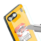 socializing can cause happiness back phone cover | glass case for oneplus nord 4