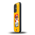 socializing can cause happiness back phone cover | glass case for oneplus nord ce 3