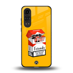 socializing can cause happiness back phone cover | glass case for oneplus nord ce 4 lite