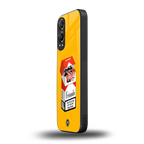 socializing can cause happiness back phone cover | glass case for oneplus nord ce 4 lite