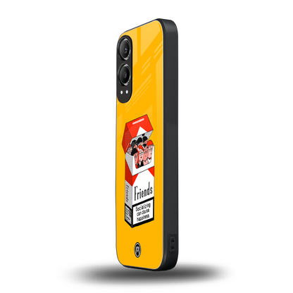 socializing can cause happiness back phone cover | glass case for oneplus nord ce 4 lite