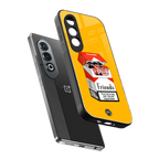 socializing can cause happiness back phone cover | glass case for oneplus nord ce 4