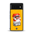 socializing can cause happiness back phone cover | glass case for google pixel 6