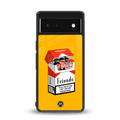 socializing can cause happiness back phone cover | glass case for Google Pixel 6A