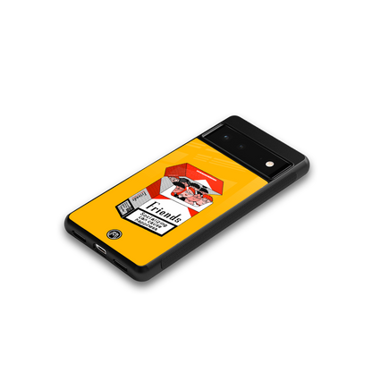 socializing can cause happiness back phone cover | glass case for Google Pixel 6A