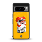 socializing can cause happiness back phone cover | glass case for google pixel 8 pro