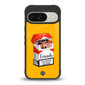 socializing can cause happiness back phone cover | glass case for google pixel 9