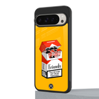 socializing can cause happiness back phone cover | glass case for google pixel 9 pro