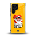 socializing can cause happiness back phone cover | glass case for samsung galaxy s23 ultra