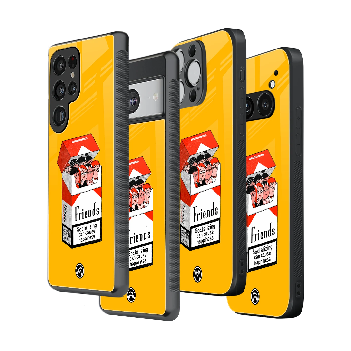 Stylish Glass Back Case for All Smartphones – iPhone, Samsung, OnePlus, Pixel, Redmi, Oppo, Vivo, Motorola