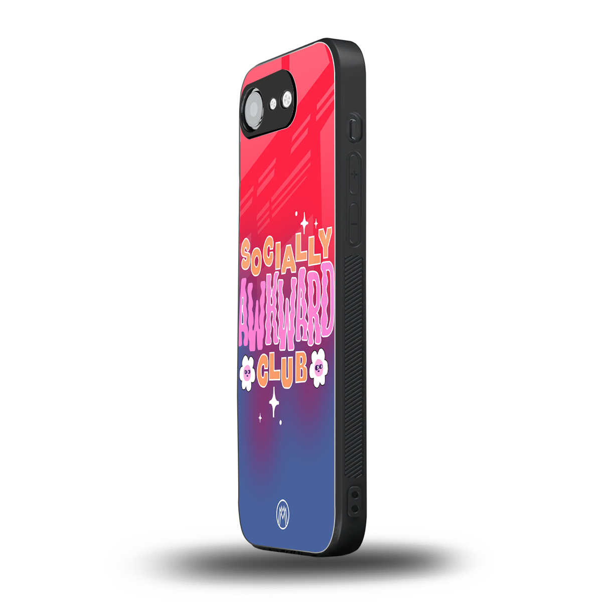 socially awkward club back phone cover | glass case for iphone 16e
