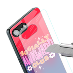 socially awkward club back phone cover | glass case for iphone 16e