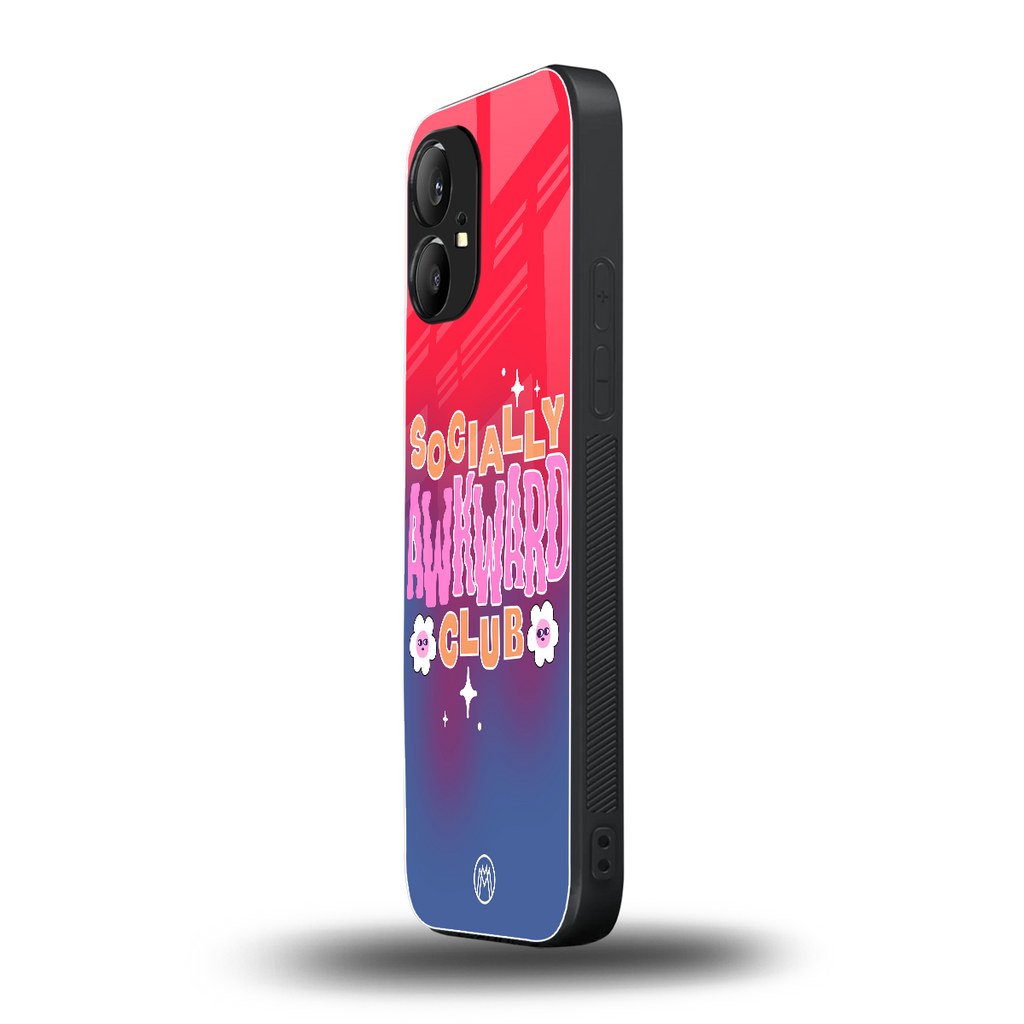 socially awkward club back phone cover | glass case for nothing phone 1