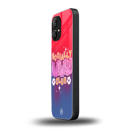 socially awkward club back phone cover | glass case for nothing phone 1