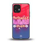 socially awkward club back phone cover | glass case for nothing phone 2