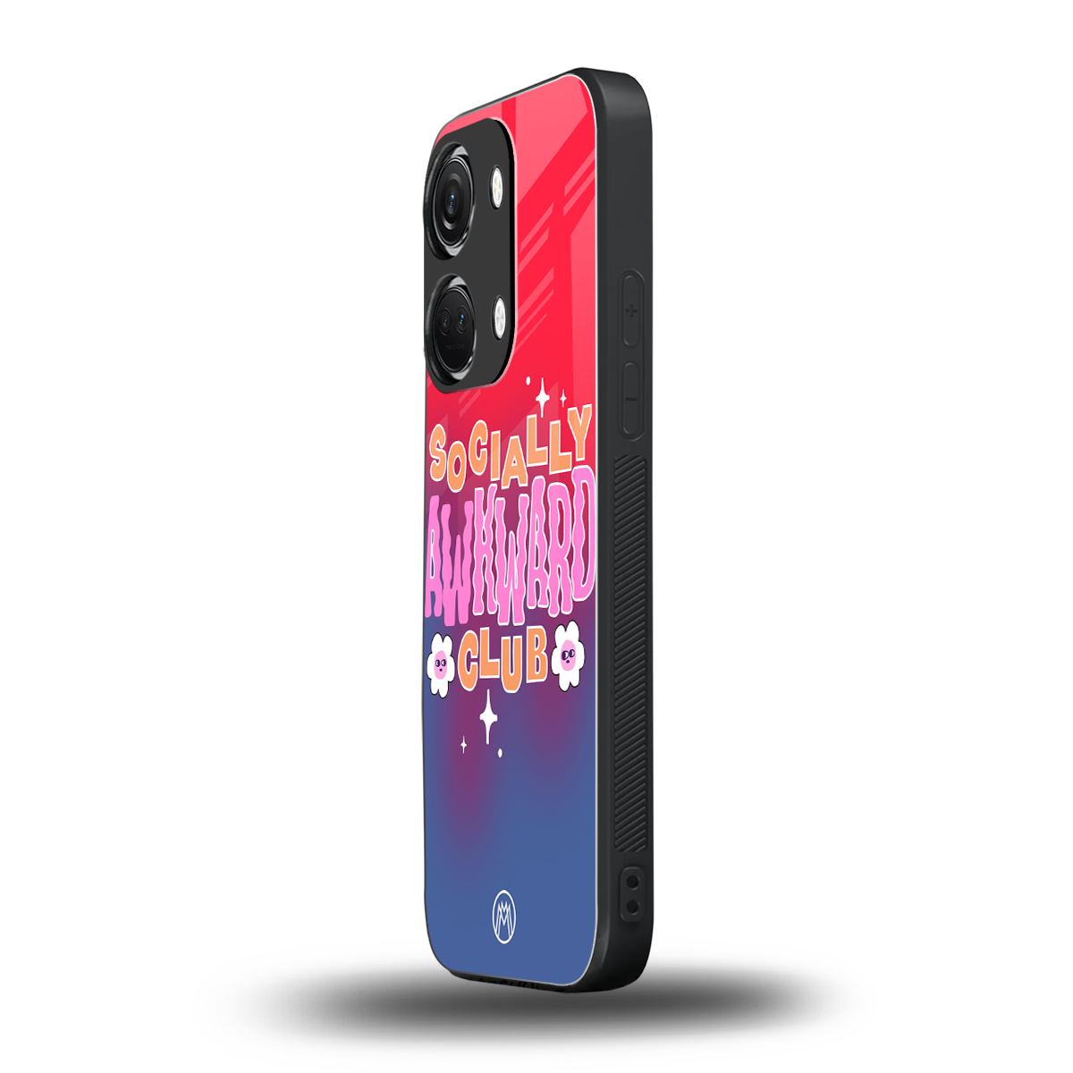 socially awkward club back phone cover | glass case for oneplus nord 3