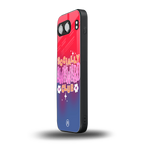 socially awkward club back phone cover | glass case for oneplus nord 4