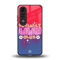 socially awkward club back phone cover | glass case for oneplus nord ce 4