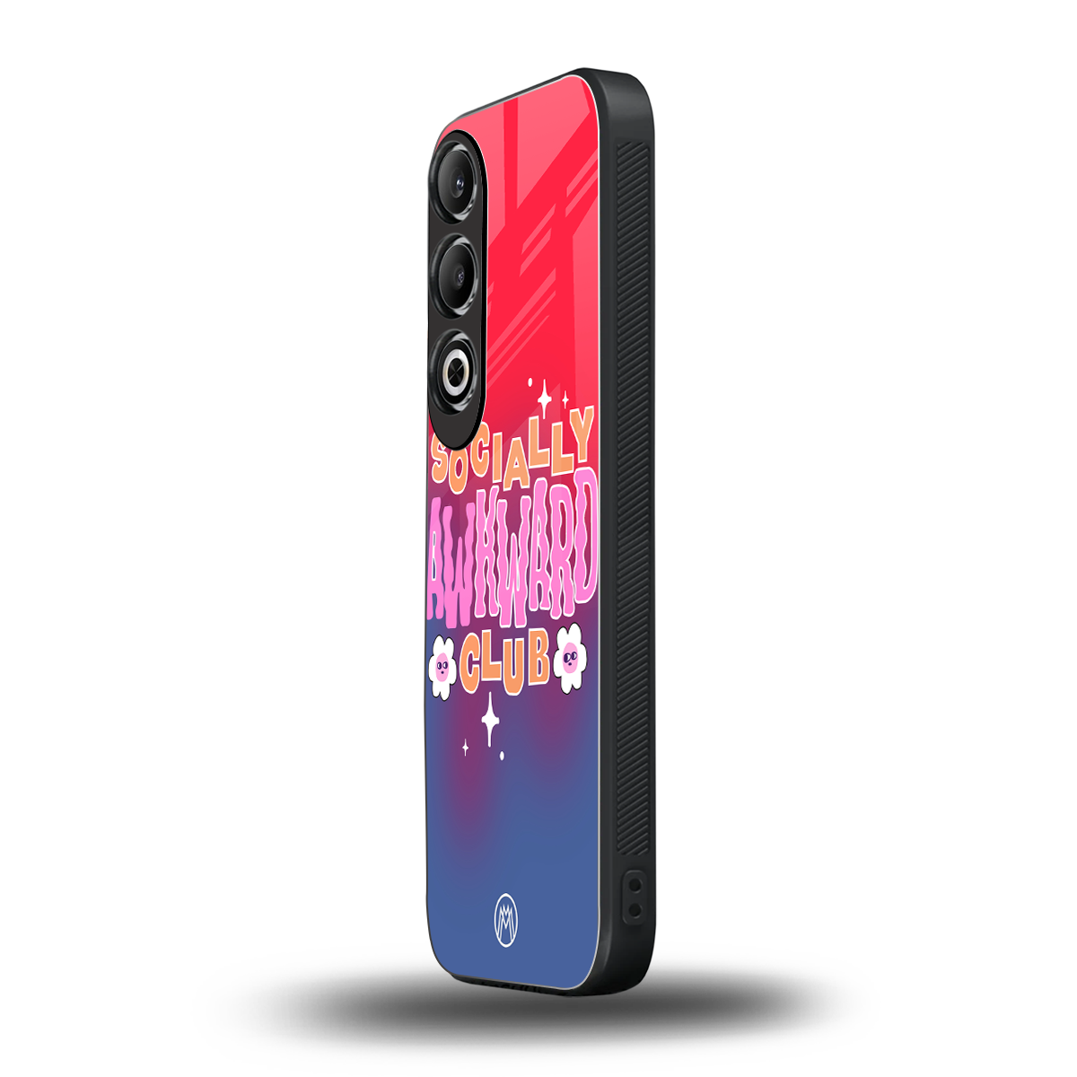 socially awkward club back phone cover | glass case for oneplus nord ce 4