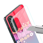 socially awkward club back phone cover | glass case for oneplus nord ce 4