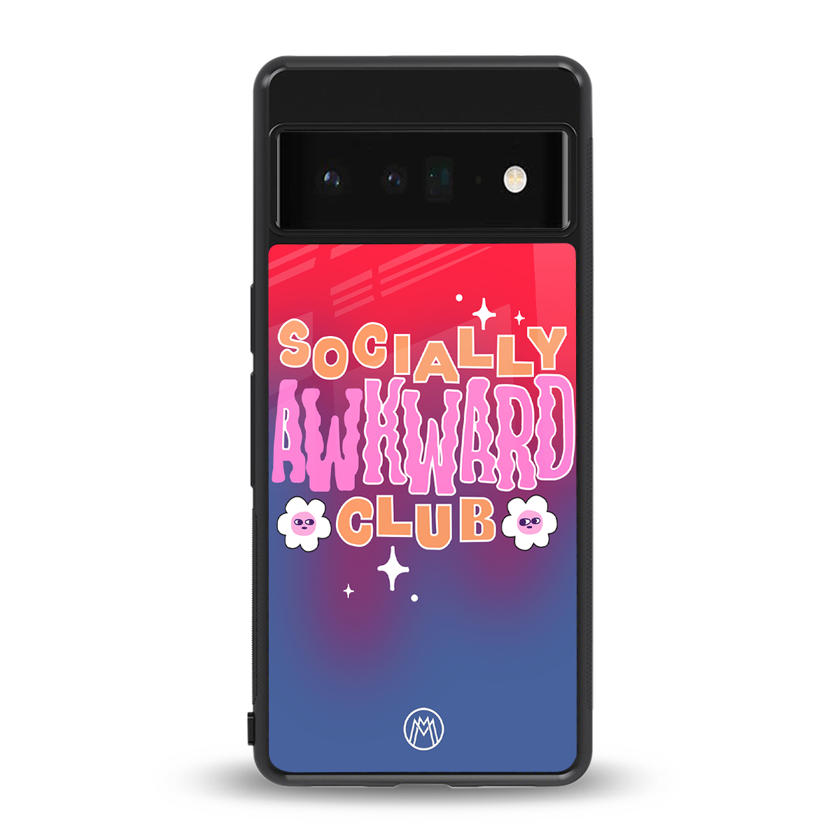 socially awkward club back phone cover | glass case for google pixel 6 pro