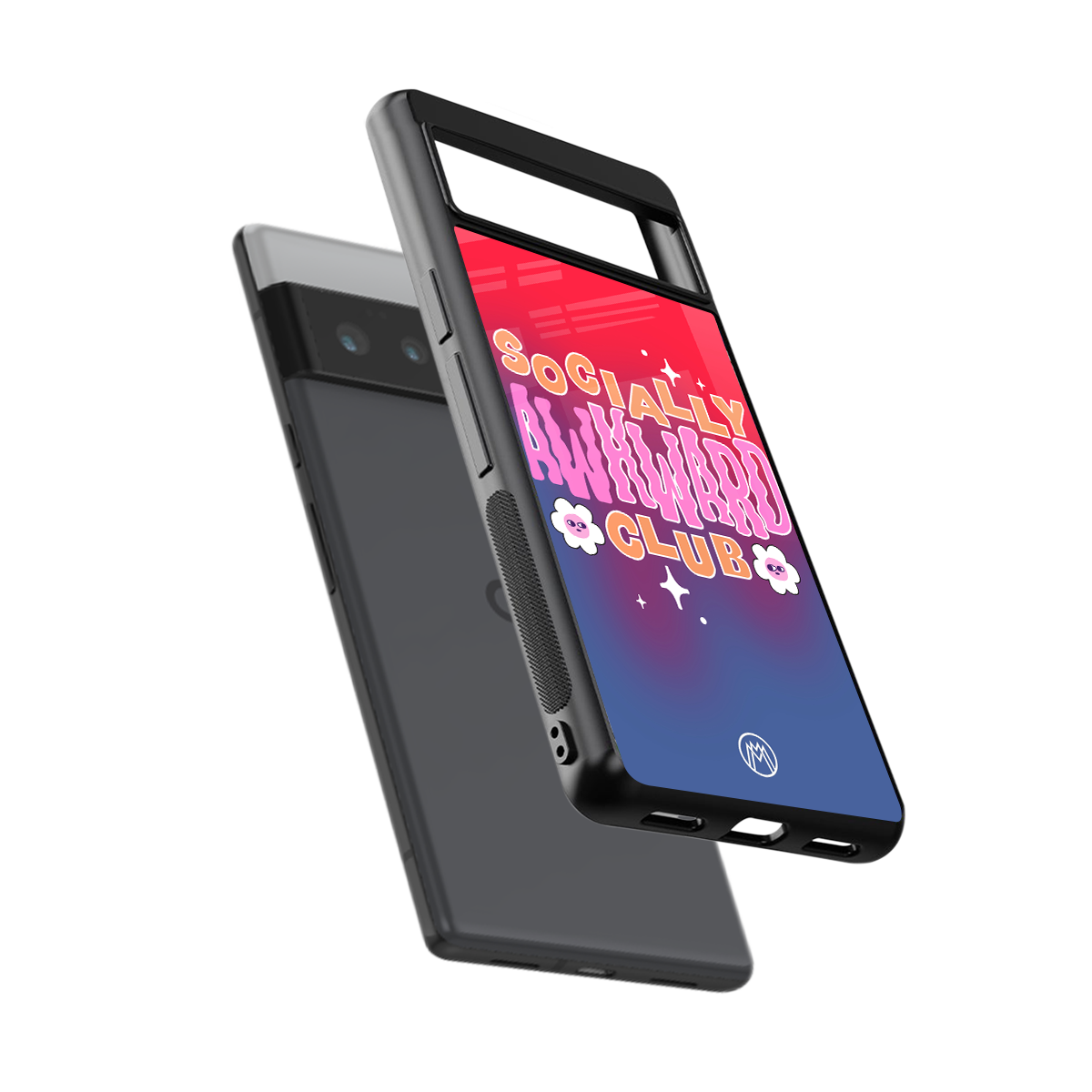 socially awkward club back phone cover | glass case for google pixel 6 pro