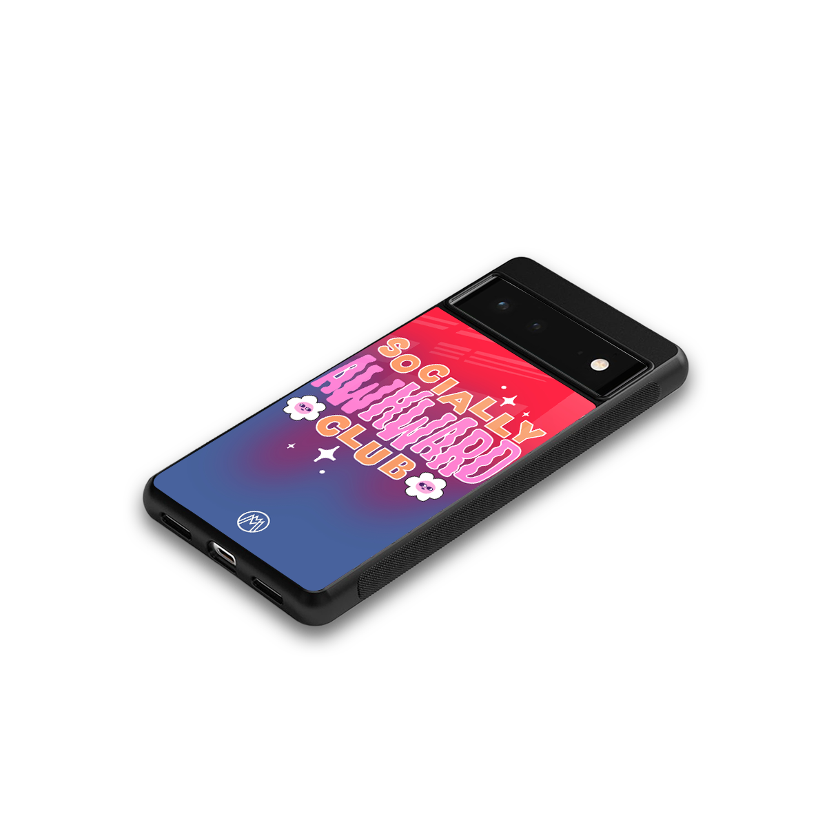 socially awkward club back phone cover | glass case for google pixel 6
