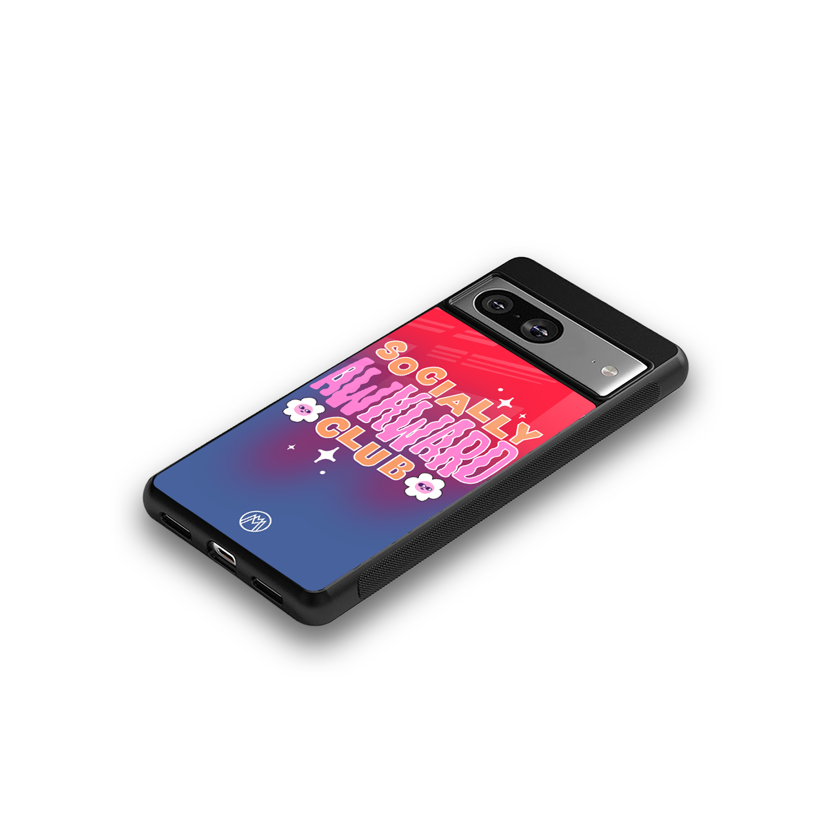 socially awkward club back phone cover | glass case for Google Pixel 8