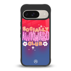 socially awkward club back phone cover | glass case for google pixel 9