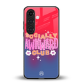 socially awkward club back phone cover | glass case for samsung galaxy s25 plus