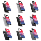 Durable Glass Back Mobile Case for iPhone, Samsung, OnePlus, Google Pixel, Redmi, Vivo, Oppo