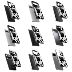 Durable Glass Back Mobile Case for iPhone, Samsung, OnePlus, Google Pixel, Redmi, Vivo, Oppo