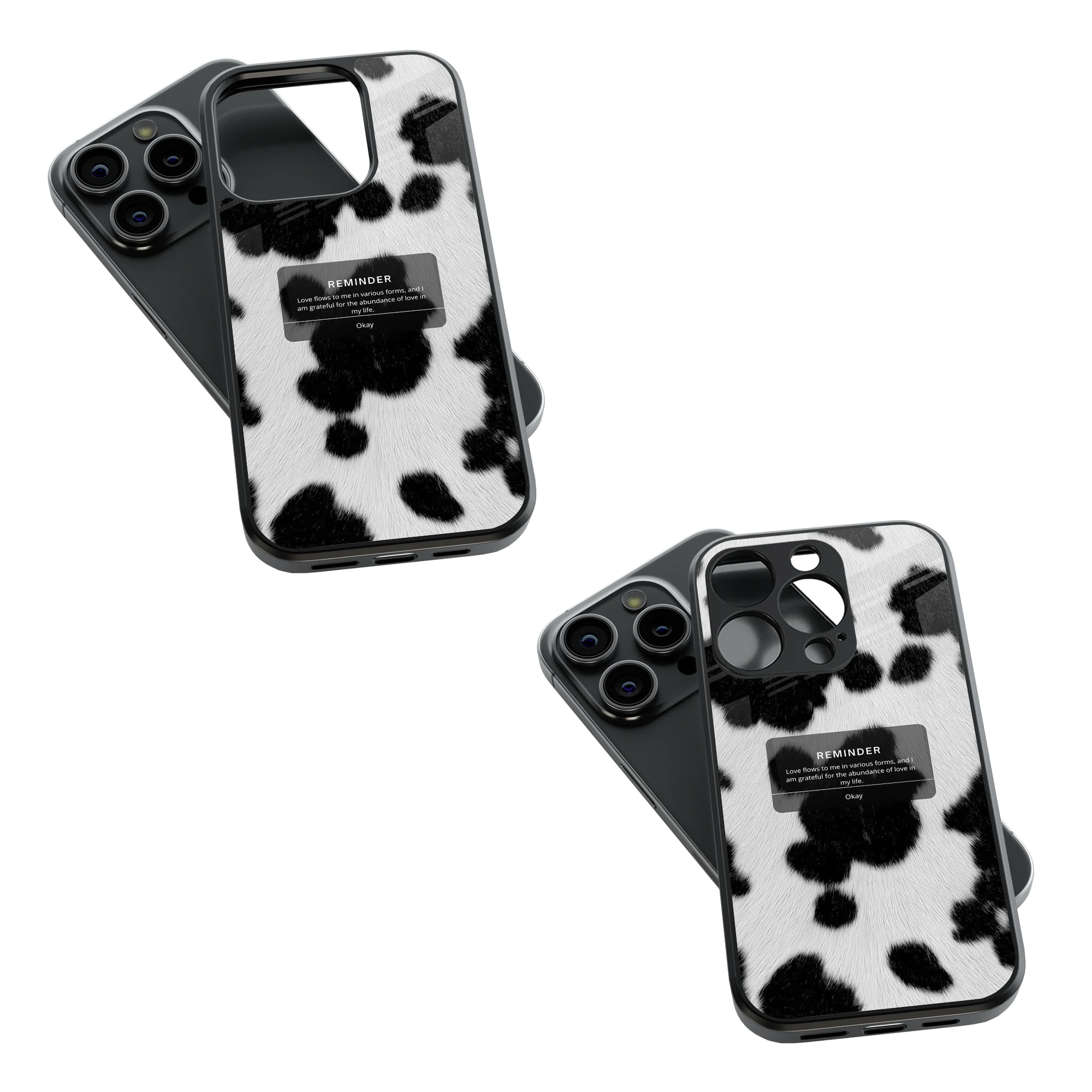 Trendy Glass Back Mobile Case for iPhone, Samsung, Redmi, OnePlus, Google Pixel, Motorola