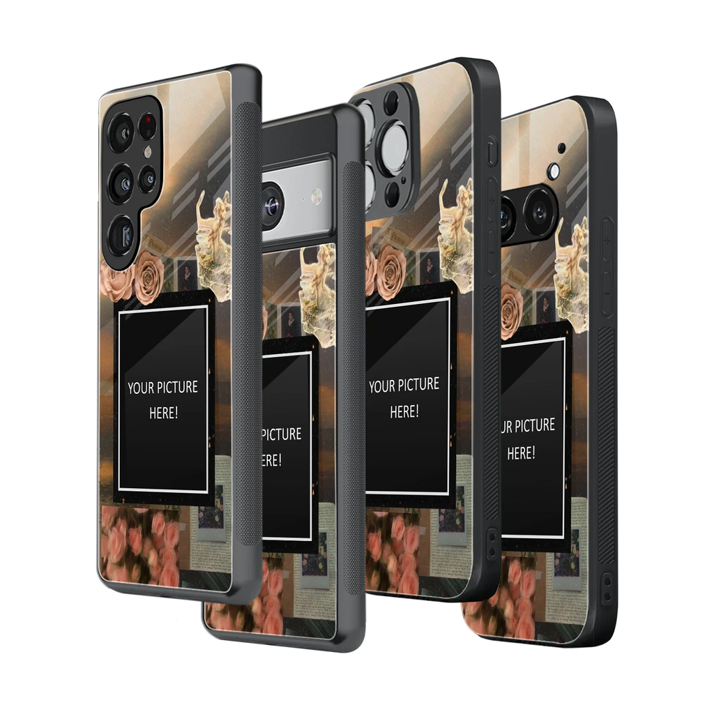 Polaroid Personalised Glass Phone Case