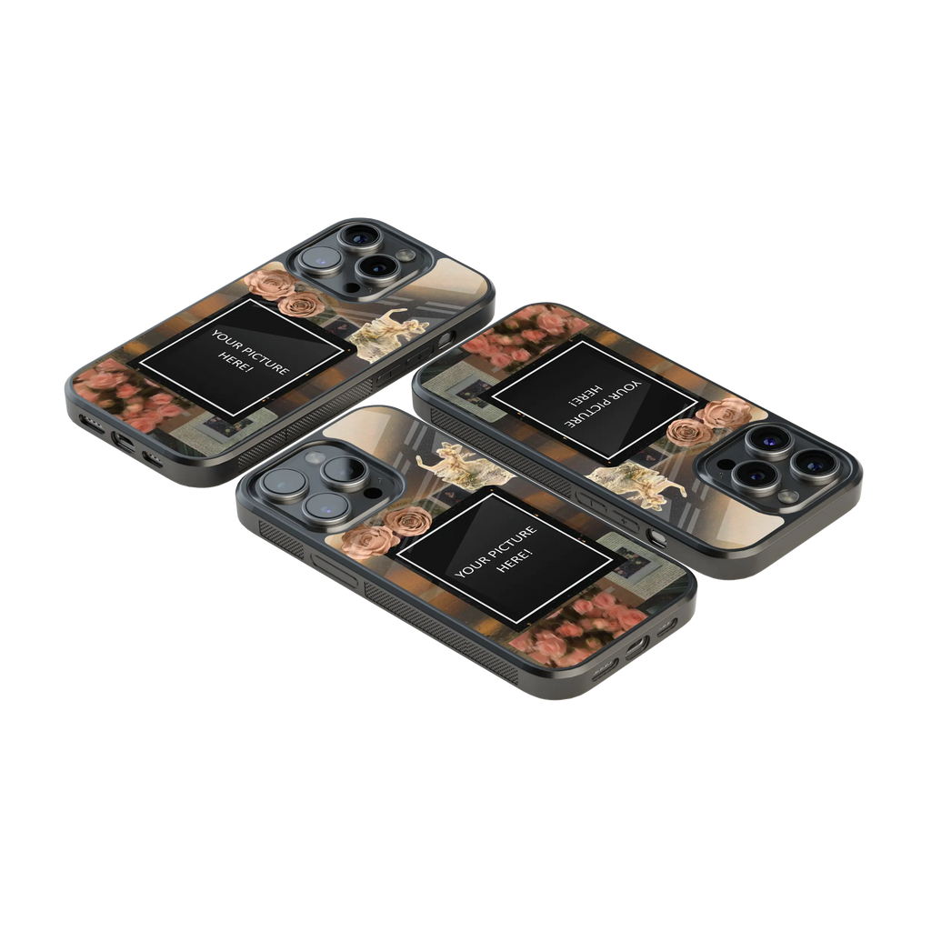 Polaroid Personalised Glass Phone Case