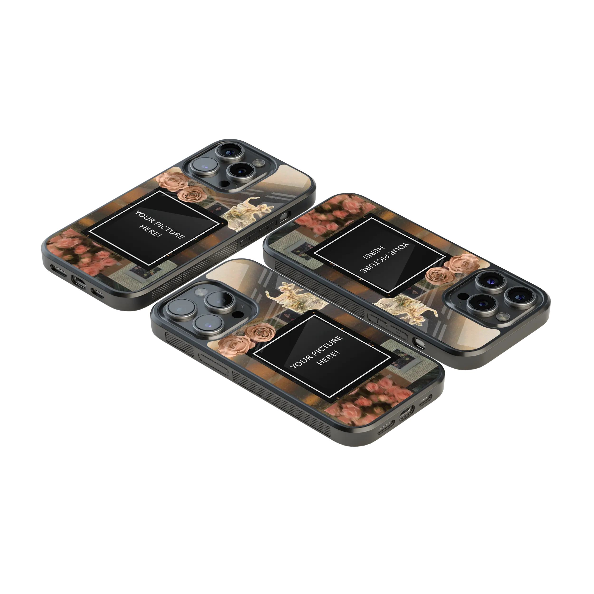 Polaroid Personalised Glass Phone Case