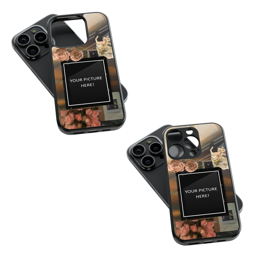 Polaroid Personalised Glass Phone Case