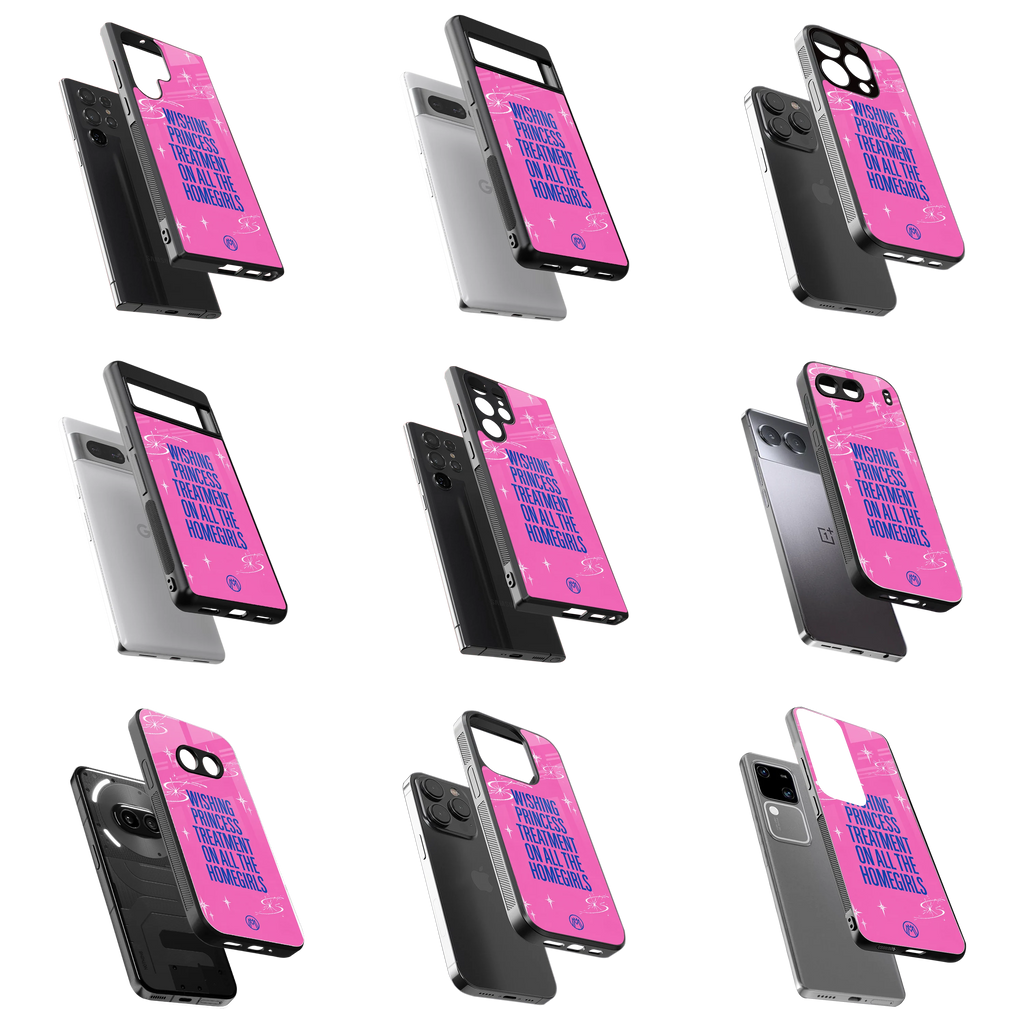 Durable Glass Back Mobile Case for iPhone, Samsung, OnePlus, Google Pixel, Redmi, Vivo, Oppo