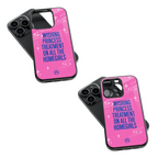 Trendy Glass Back Mobile Case for iPhone, Samsung, Redmi, OnePlus, Google Pixel, Motorola