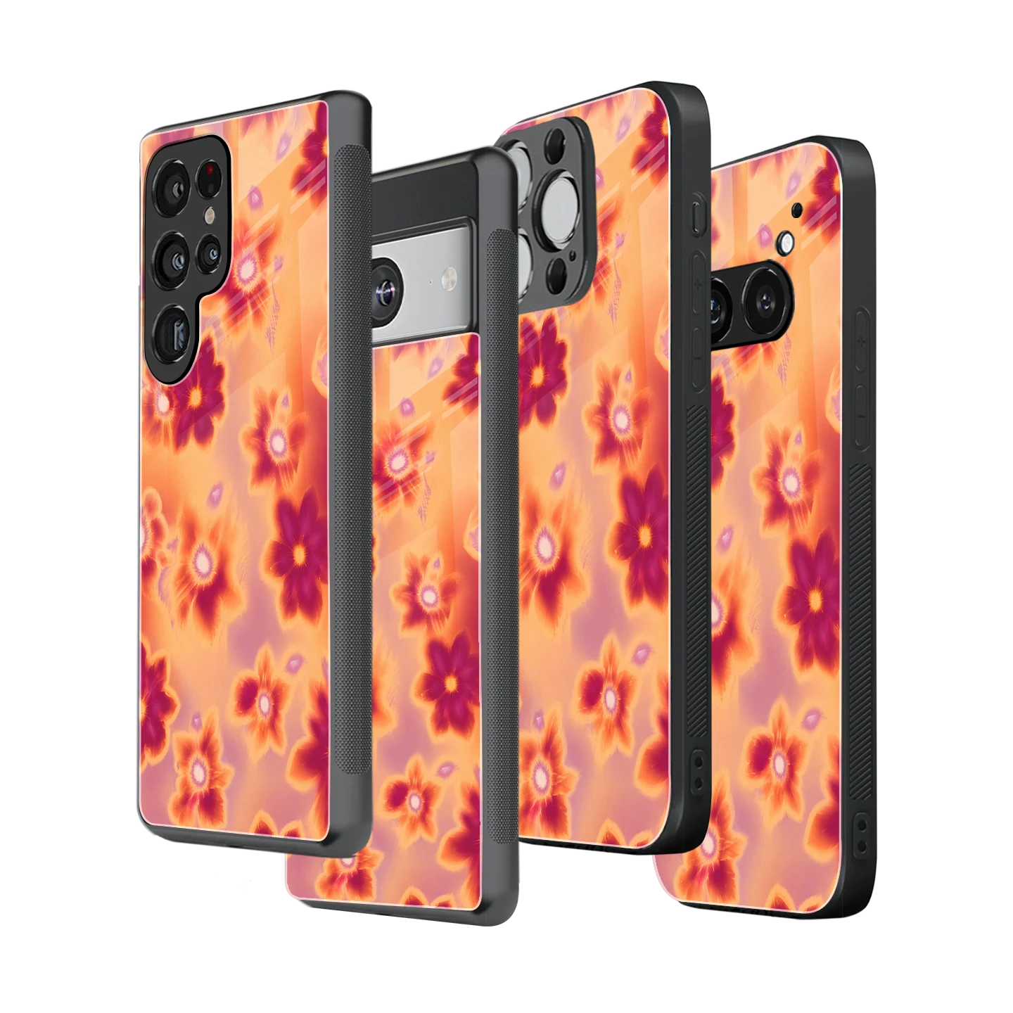 Stylish Glass Back Case for All Smartphones iPhone, Samsung, OnePlus, Pixel, Redmi, Oppo, Vivo, Motorola