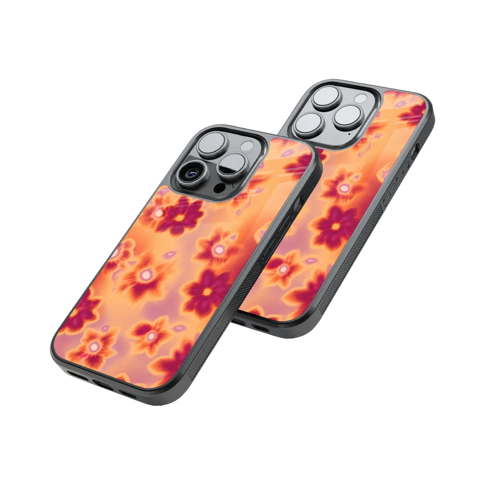 Protective Glass Back Phone Case Compatible with iPhone, Samsung, OnePlus, Pixel & More