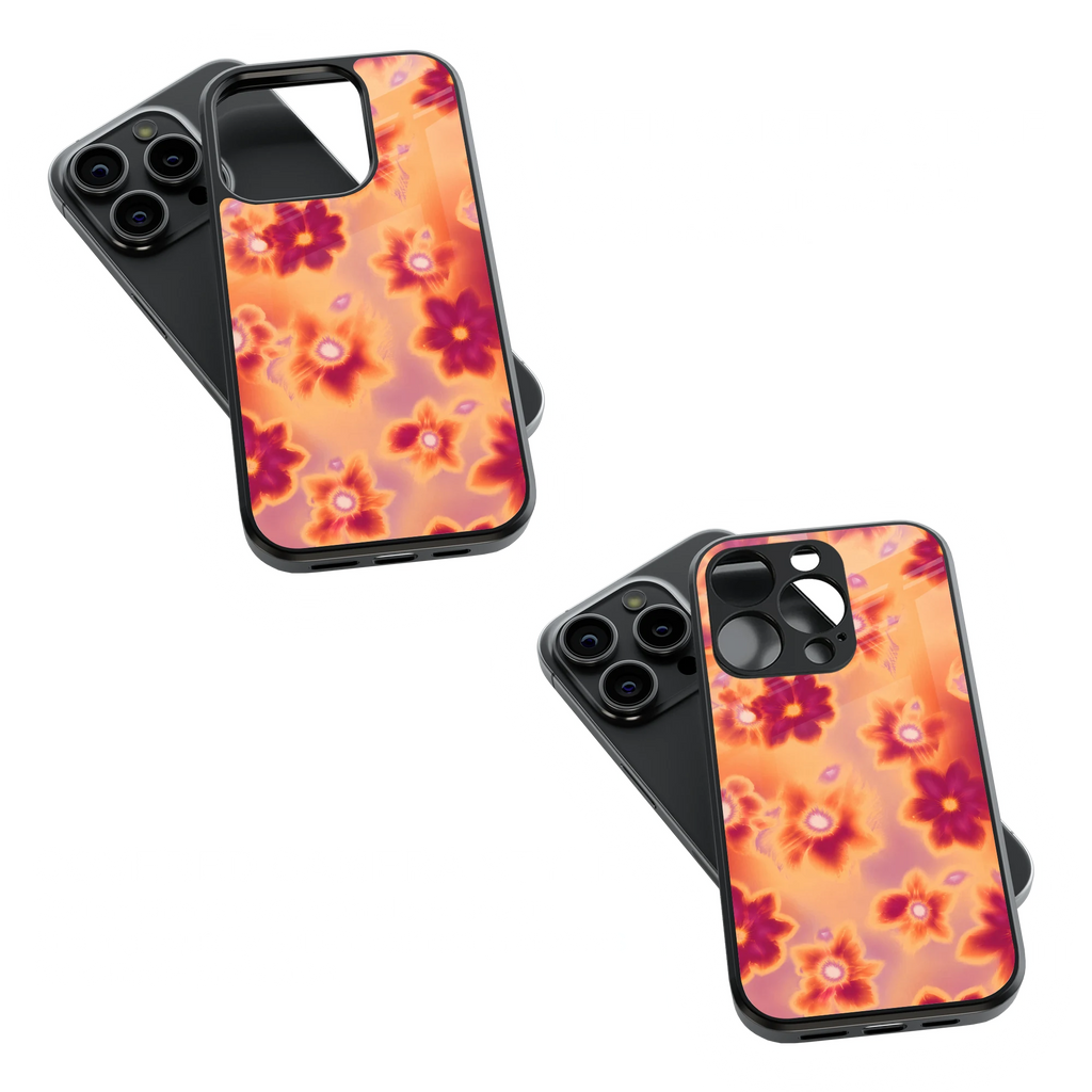 Trendy Glass Back Mobile Case for iPhone, Samsung, Redmi, OnePlus, Google Pixel, Motorola