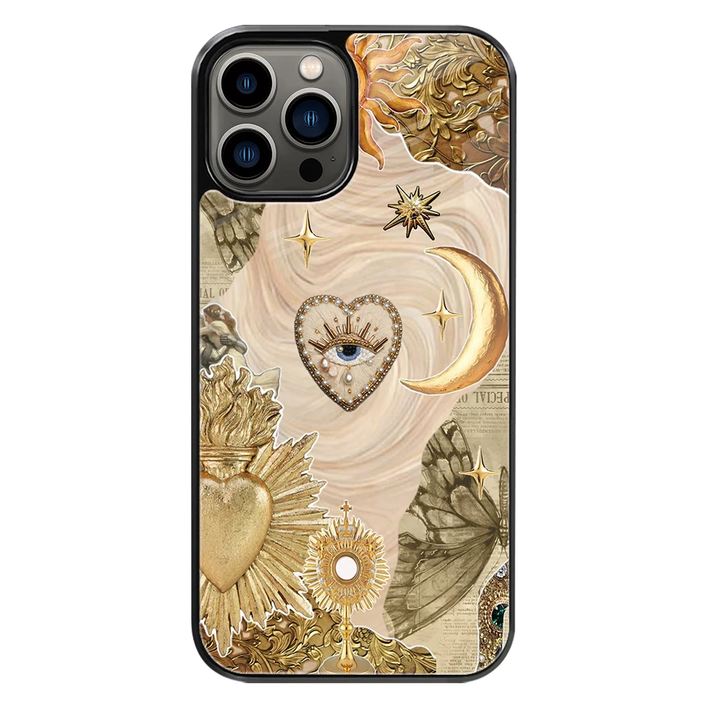 Premium Glass Back Mobile Phone Cover for iPhone, Samsung, OnePlus, Google Pixel, Redmi, Oppo, Vivo & Realme